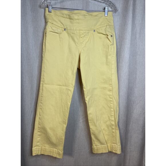 Jag Jeans Women’s Pull-on Capri Size 6 - Butter Yellow - Classic Fit - Picture 1 of 7